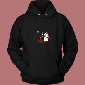 Squad Killer Jason Halloween Movie Parody Vintage Hoodie