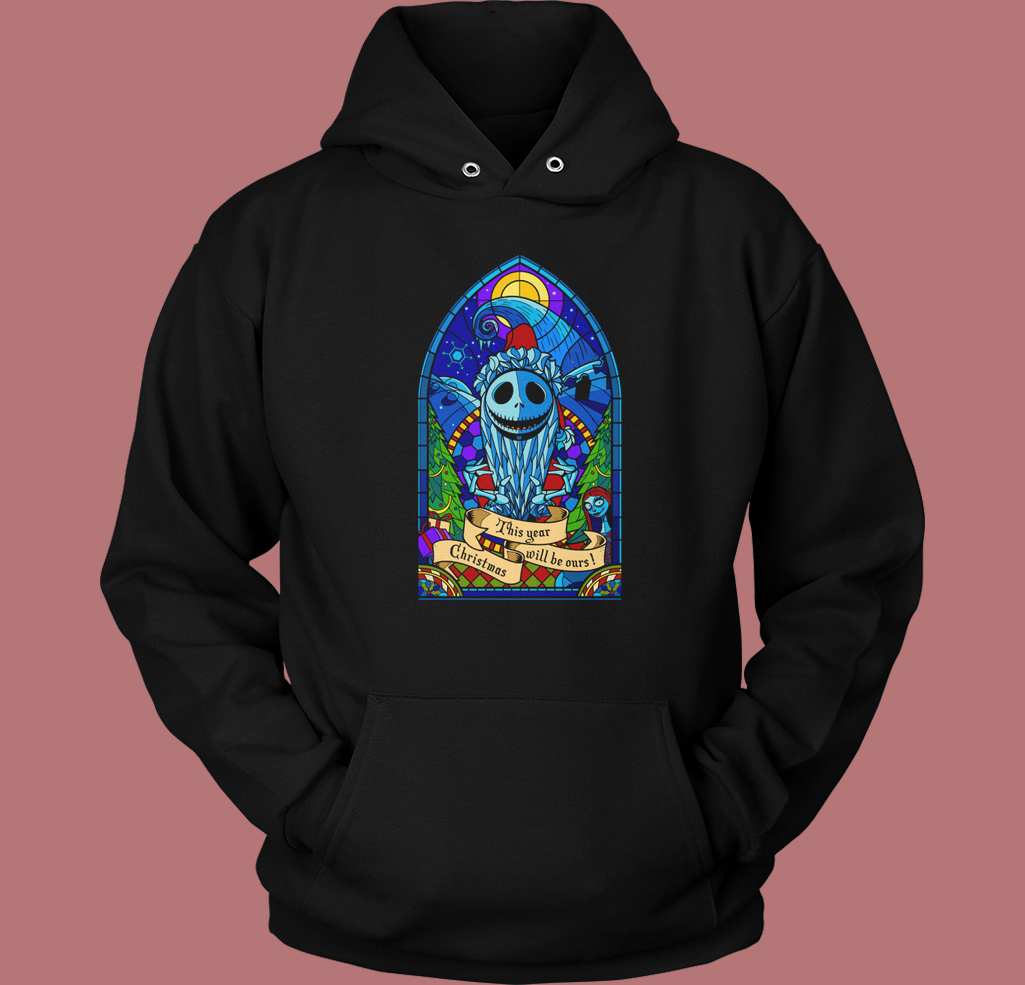 Stained Glass Xmas Hoodie Style Stained Glass Xmas Hoodie Style