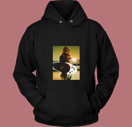 Star Wars Chewbacca Surfing Funny Cool 80s Hoodie Star Wars Chewbacca Surfing Funny Cool 80s Hoodie
