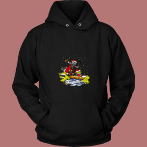 Star Wars Jango Fett And Yoda Christmas 80s Hoodie