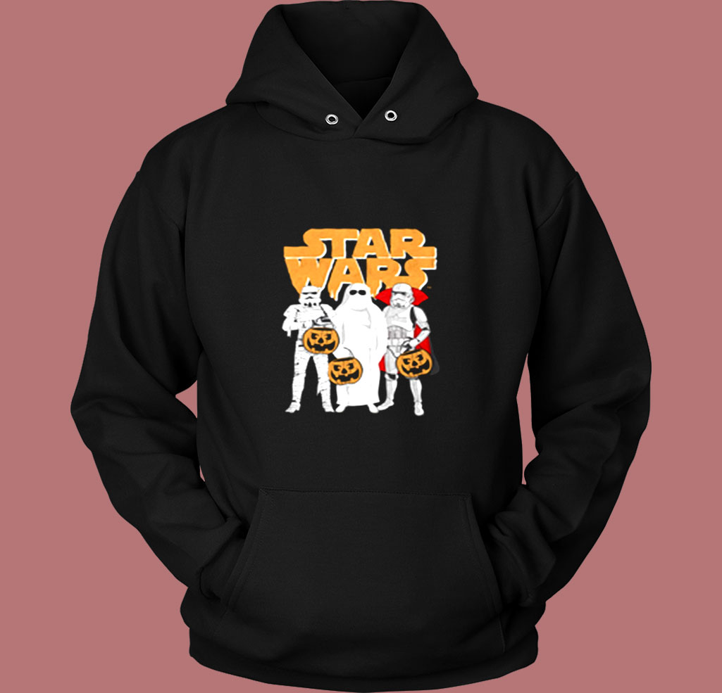 Star Wars Trick Or Treat Vintage Hoodie Star Wars Trick Or Treat Vintage Hoodie