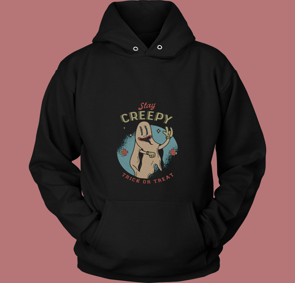 Stay Creepy Halloween 80s Hoodie Stay Creepy Halloween 80s Hoodie