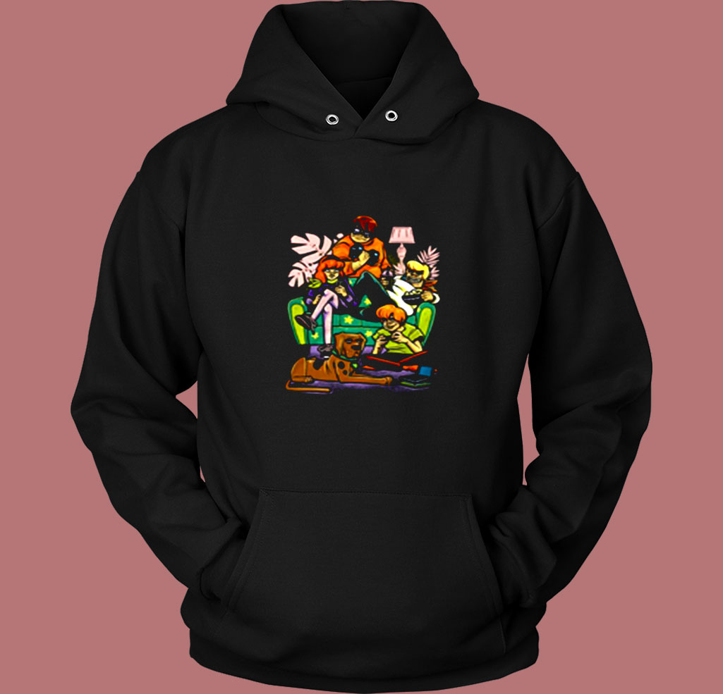 Stay Home Squad Scooby Doo Social Distancing Vintage Hoodie Stay Home Squad Scooby Doo Social Distancing Vintage Hoodie