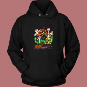 Stay Home Squad Scooby Doo Social Distancing Vintage Hoodie
