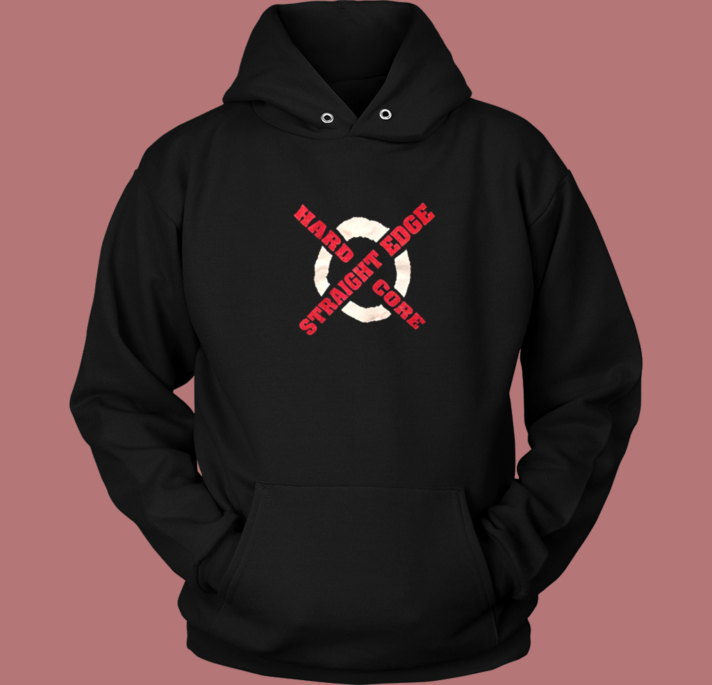 Straight Edge Hardcore Hoodie Style Straight Edge Hardcore Hoodie Style