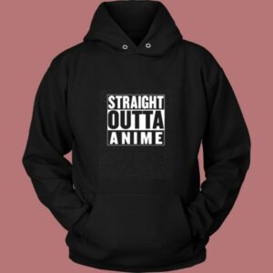 Straight Outta Anime  Parody Vintage Hoodie