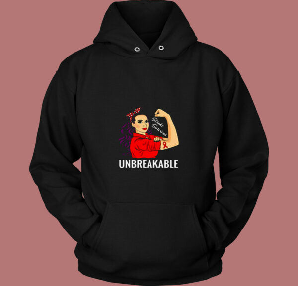 Stroke Awareness 80s Hoodie
