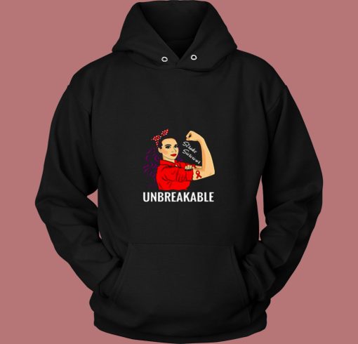 Stroke Awareness 80s Hoodie Stroke Awareness 80s Hoodie