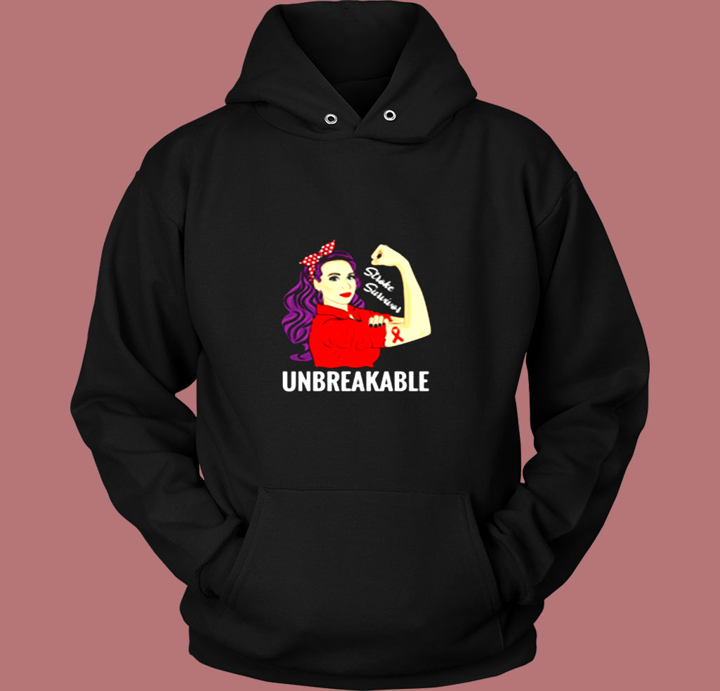 Stroke Awareness Vintage Hoodie Stroke Awareness Vintage Hoodie