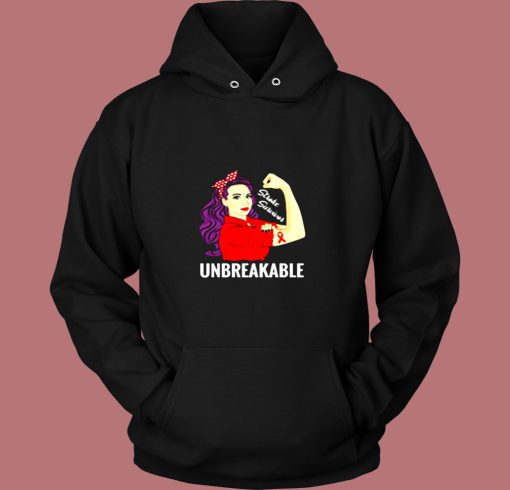 Stroke Awareness Vintage Hoodie Stroke Awareness Vintage Hoodie
