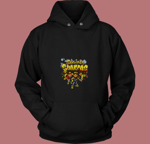 Subway Surfers Logo Game Retro Gaming 80s Hoodie Subway Surfers Logo Game Retro Gaming 80s Hoodie
