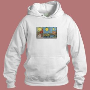 Sun Moon Star Tarot Aesthetic Hoodie Style