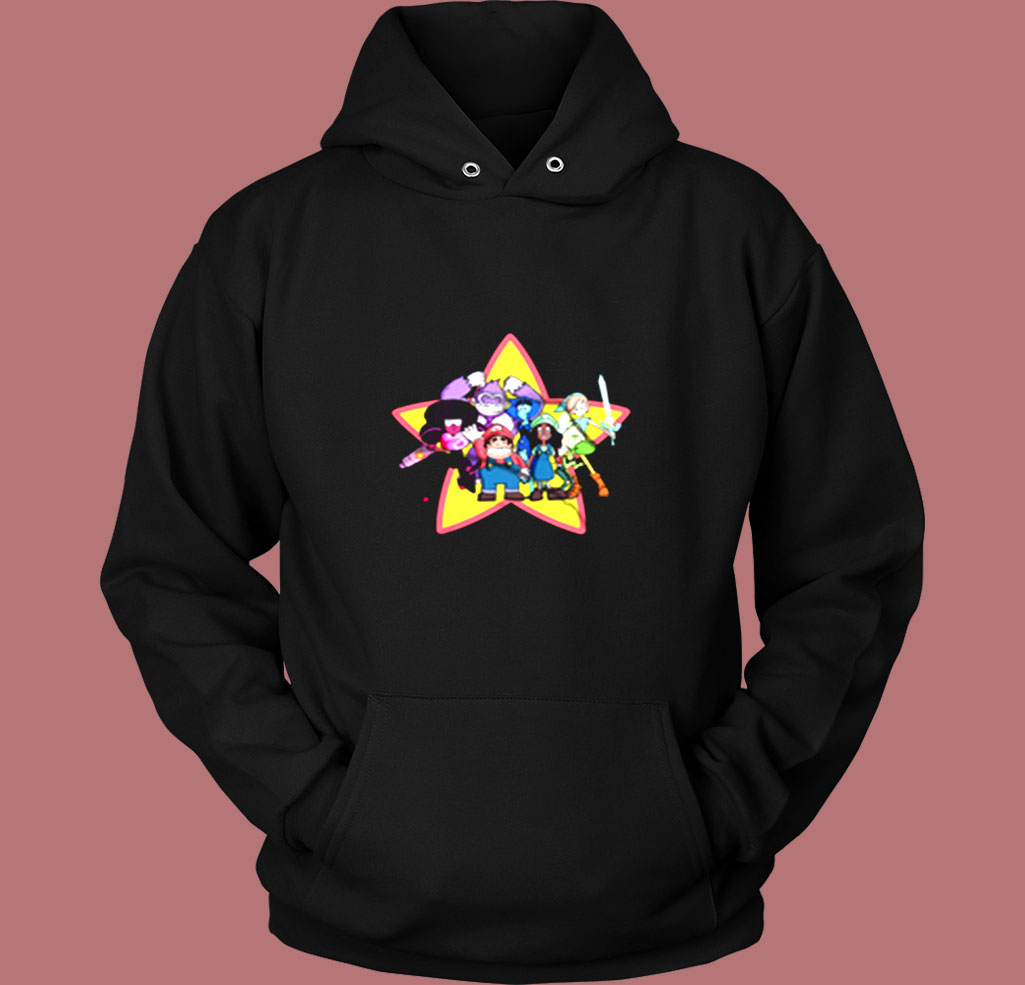 Super Smash Brothers Nintendo Cartoon Vintage Hoodie Super Smash Brothers Nintendo Cartoon Vintage Hoodie