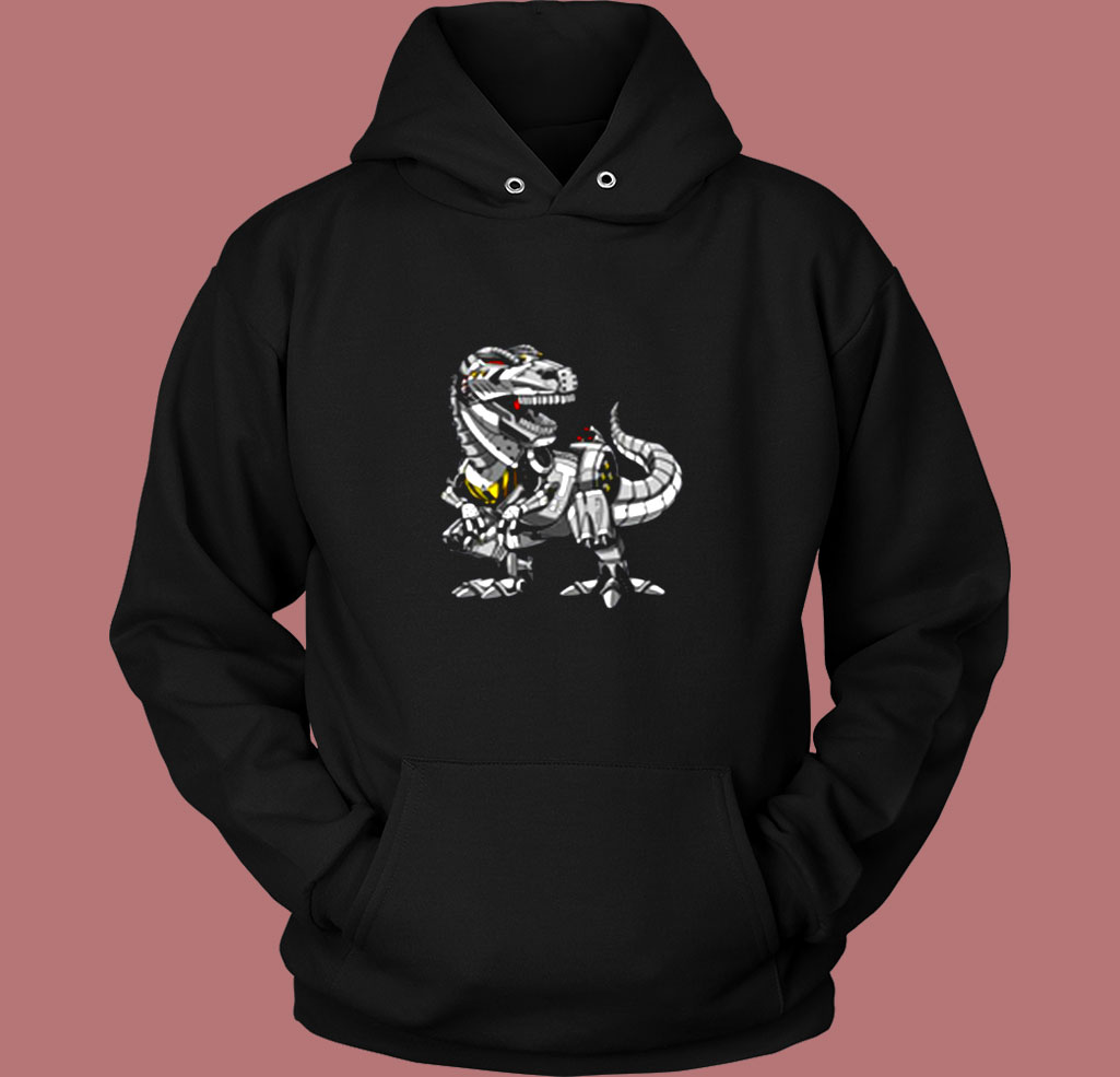 T Rex Dinosaur Robot Vintage Hoodie T Rex Dinosaur Robot Vintage Hoodie