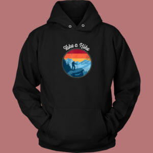 Take A Hike Retro Hoodie Style