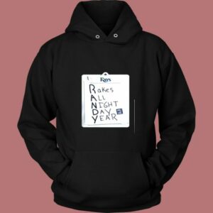 Tampa Bay Rays Randy Rakes All Night Day Year Vintage Hoodie