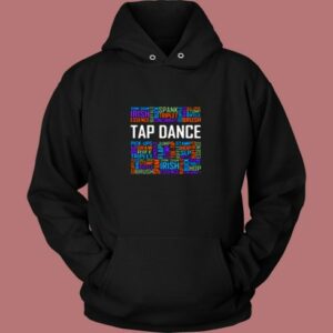 Tap Dance Words Vintage Hoodie