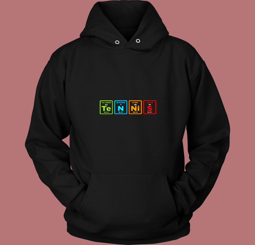 Tennis Periodic Table Gaming Vintage Hoodie Tennis Periodic Table Gaming Vintage Hoodie
