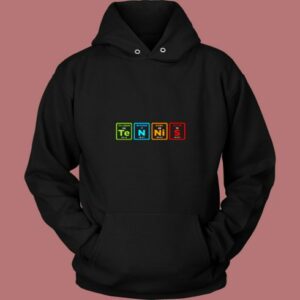 Tennis Periodic Table Gaming Vintage Hoodie