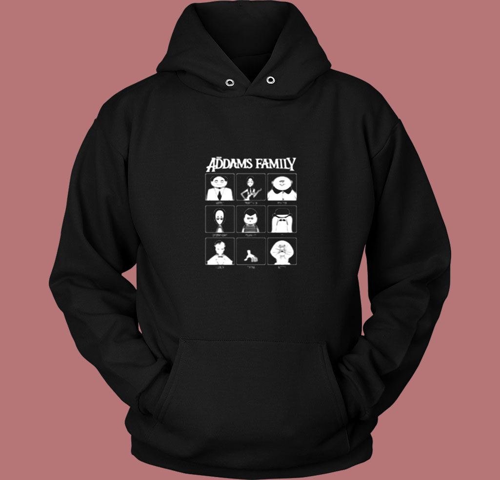 The Addams Family Yearbook Vintage Hoodie The Addams Family Yearbook Vintage Hoodie