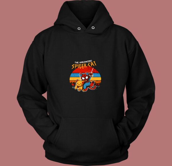The Ameowzing Spider Cat Amazing Spiderman Cat Vintage Hoodie