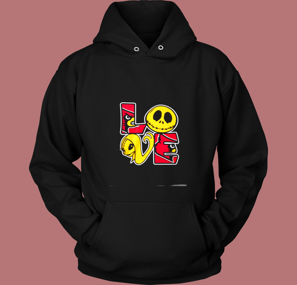 The Angry Birds Jack Skellington And Sally Love Vintage Hoodie The Angry Birds Jack Skellington And Sally Love Vintage Hoodie