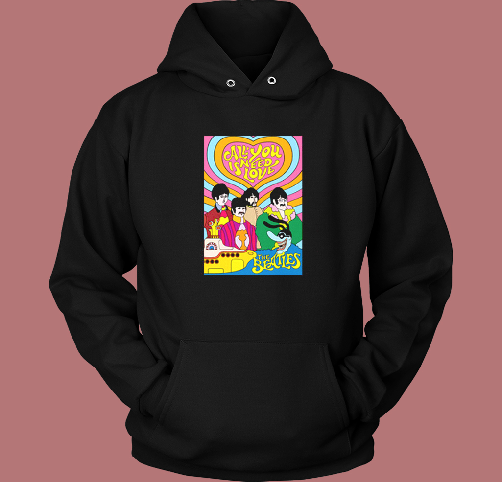 The Beatles All You Need Is Love Hoodie Style The Beatles All You Need Is Love Hoodie Style