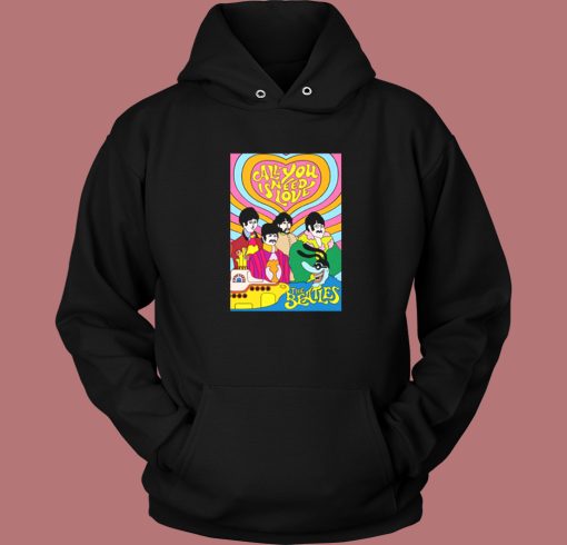 The Beatles All You Need Is Love Hoodie Style The Beatles All You Need Is Love Hoodie Style