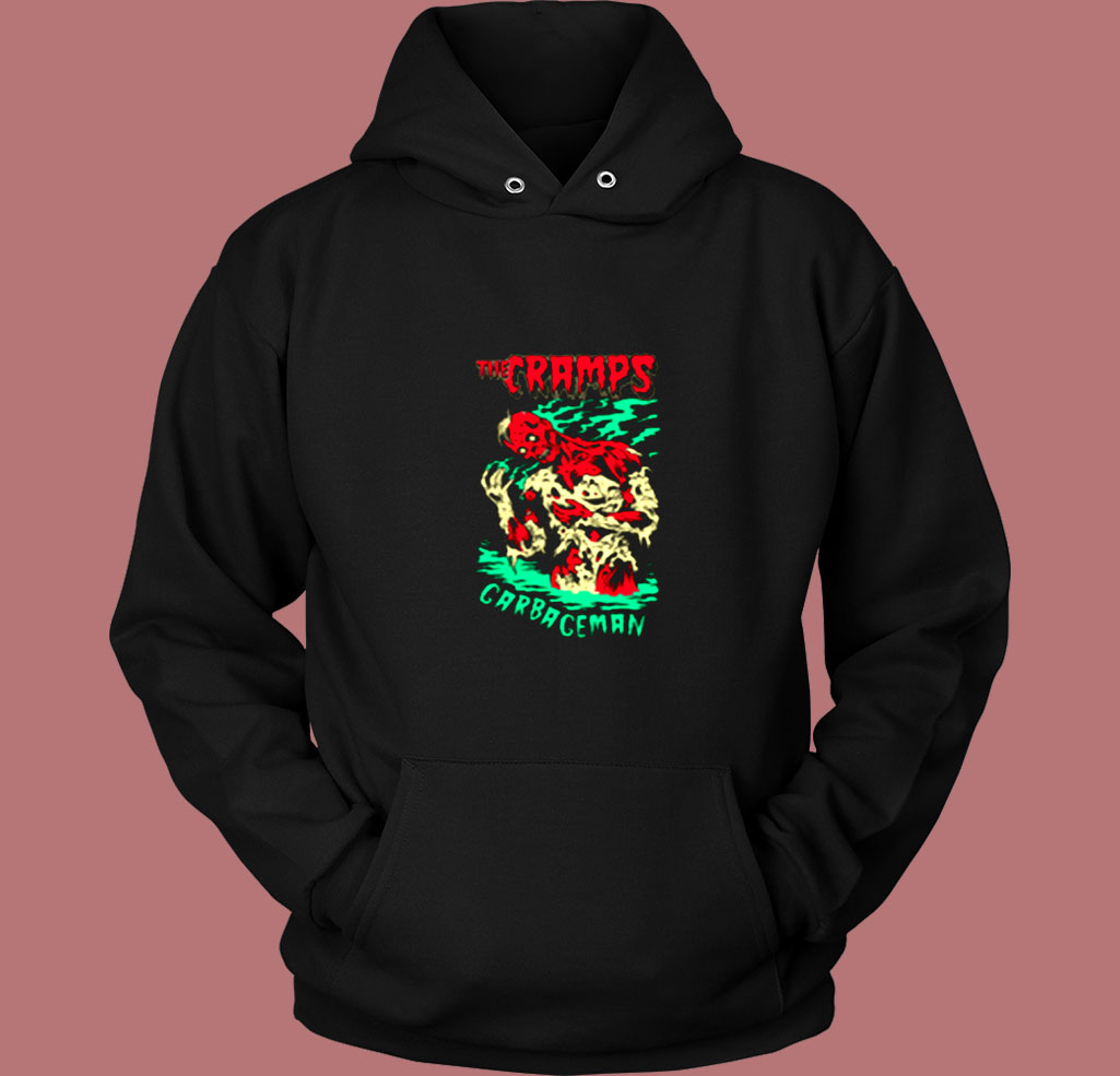 The Cramps Garbageman Vintage Hoodie The Cramps Garbageman Vintage Hoodie