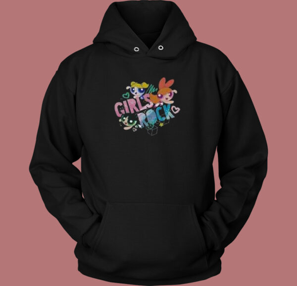 The Girls Rock Powerpuff Girls Adult Hoodie Style