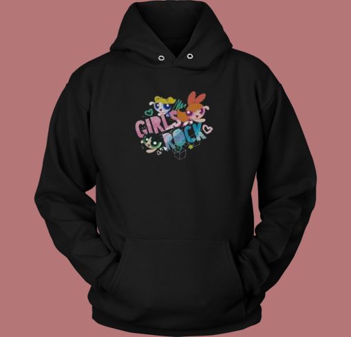The Girls Rock Powerpuff Girls Adult Hoodie Style The Girls Rock Powerpuff Girls Adult Hoodie Style
