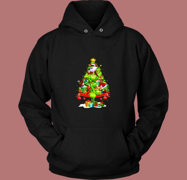 The Grinch Tree Merry Christmas Vintage Hoodie