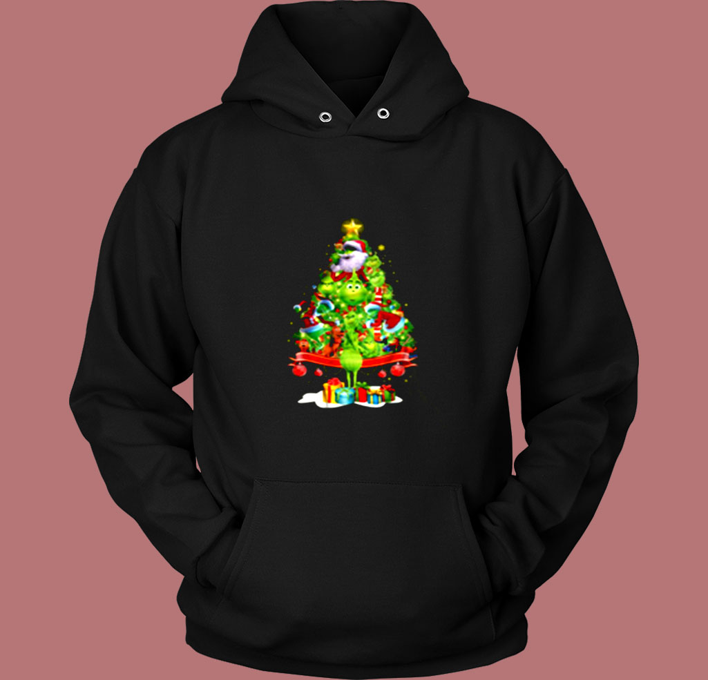 The Grinch Tree Merry Christmas Vintage Hoodie The Grinch Tree Merry Christmas Vintage Hoodie