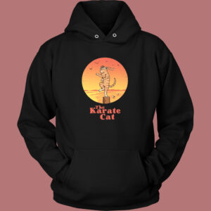 The Karate Cat Hoodie Style