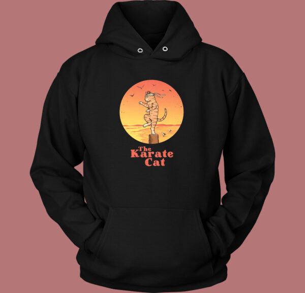 The Karate Cat Hoodie Style