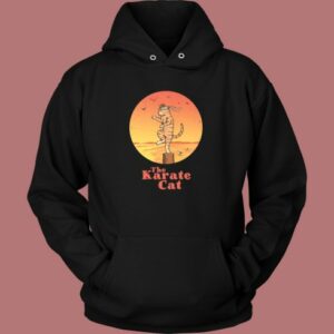 The Karate Cat Hoodie Style