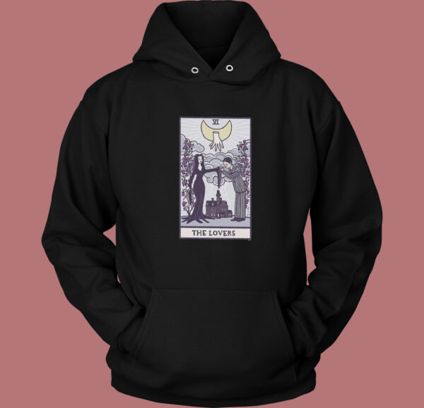 The Lovers Tarot Addams Family Hoodie Style