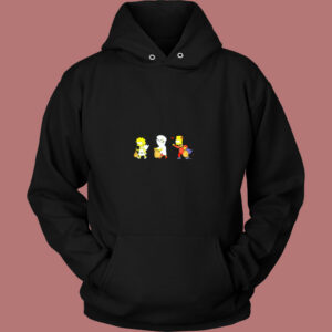 The Simpsons Halloween Lisa Milhouse Bart Simpson Vintage Hoodie 1
