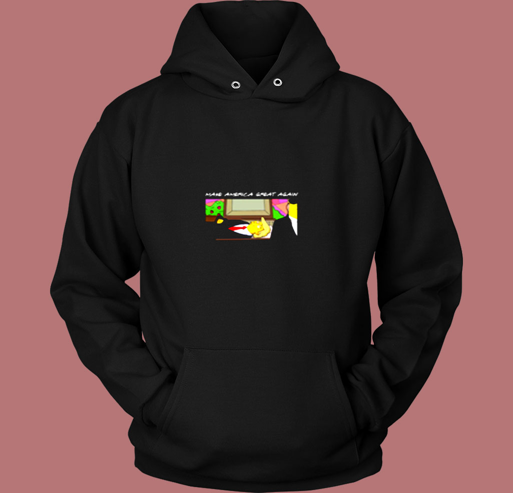 The Simpsons President Trump Funeral Vintage Hoodie The Simpsons President Trump Funeral Vintage Hoodie