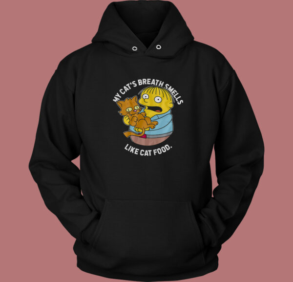 The Simpsons Ralph And Cat Hoodie Style