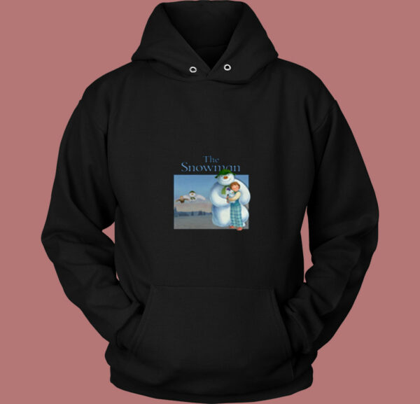 The Snowman Christmas Movie 80s Hoodie