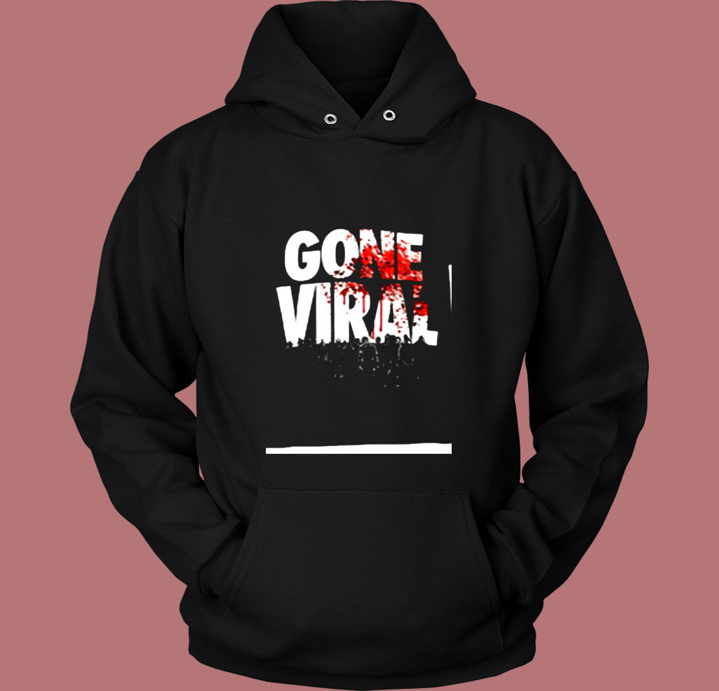 The Walking Dead Gone Viral Vintage Hoodie The Walking Dead Gone Viral Vintage Hoodie