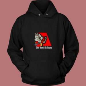 The World Is Yours Chip N Dale 80s Hoodie