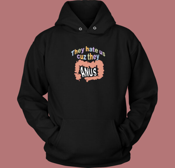 They Hate Us Cuz They Anus Hoodie Style
