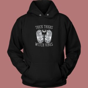 Thick Thighs Witch Hoodie Style