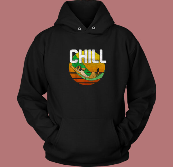 Timon Chill Leaf Hammock Vintage Hoodie Style