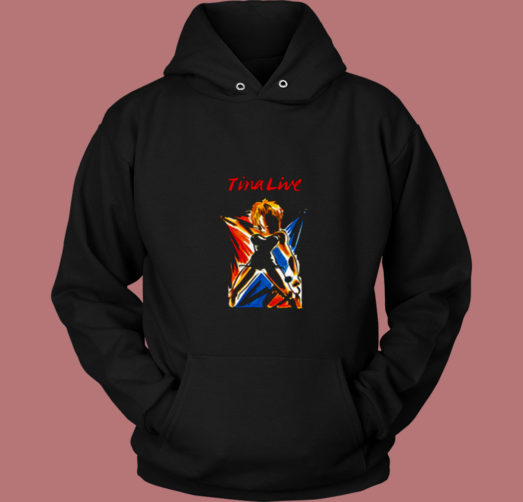 Tina Turner Live Single Concert 80s Hoodie Tina Turner Live Single Concert 80s Hoodie