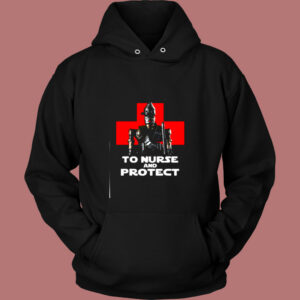To Nurse And Protect Vintage Hoodie