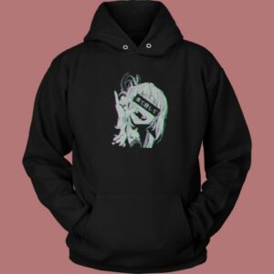 Toga Himiko Glitch Aesthetic Hoodie Style