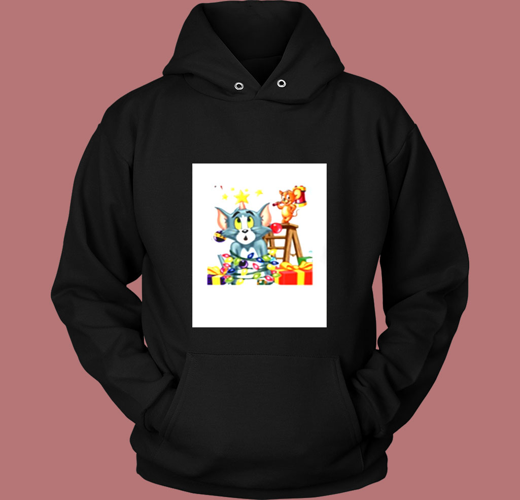 Tom Jerry Cartoon Vintage Christmas Vintage Hoodie Tom Jerry Cartoon Vintage Christmas Vintage Hoodie